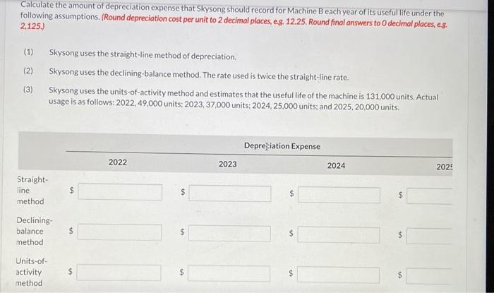 in its production process, Machine A: The cash price of this machine