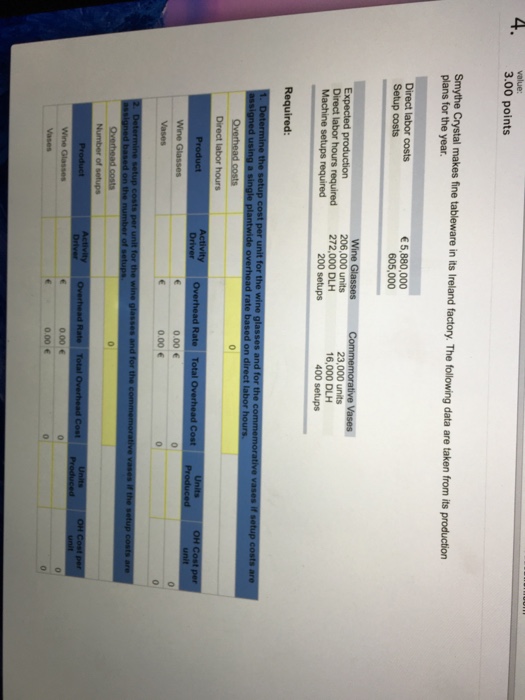  4. 30 points Smythe Crystal makes fine tableware in its Ireland