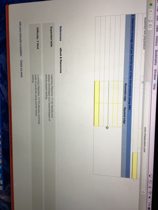 DLH Direct labor hours required 200 setups 400 setups Required 0.00 Vases