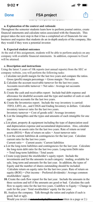 analysis for Walmart company, section c. data found on SEC.gov 9:02 1