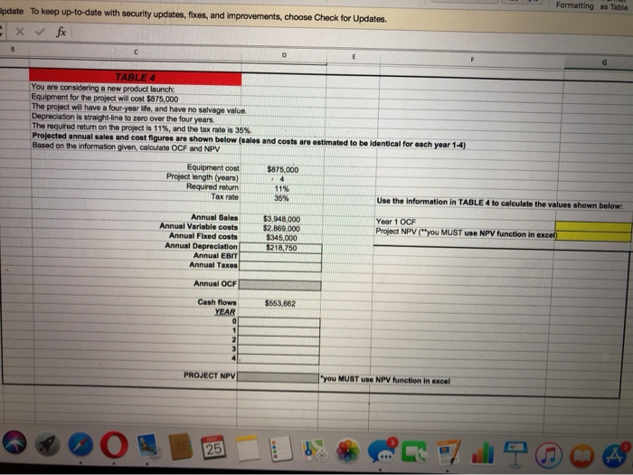 1 INCOME STATEMENT Use the financlal statements in TABLE 1 below to