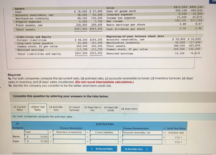 Required information The following information applies to the questions displayed below) art