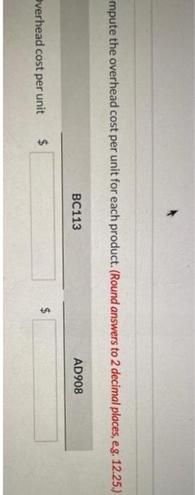 Progress Flynn industries has three activity cost pools and two products. It