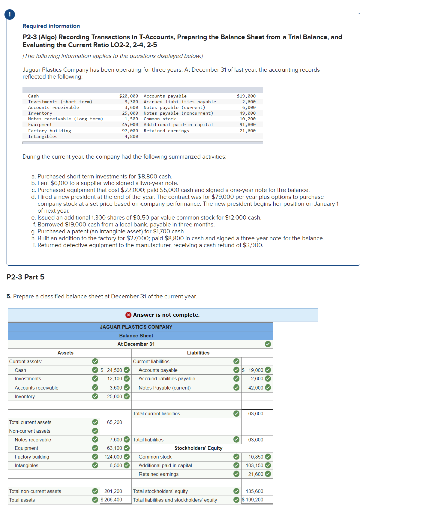 Why is this not complete? What am I missing on the balance