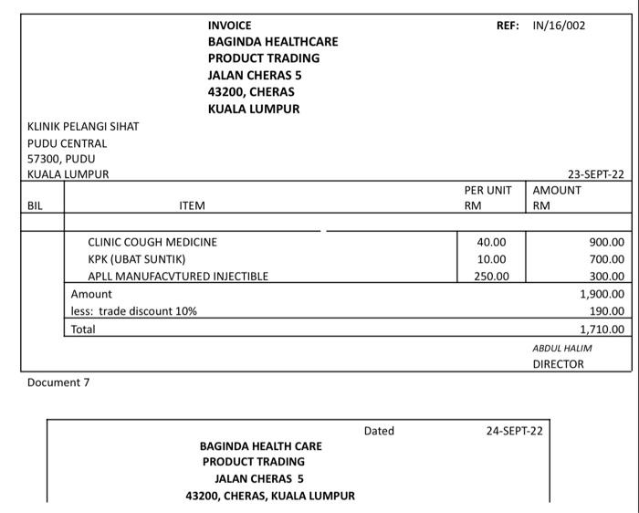 2022. (15 marks) d) State FIVE (5) advantages of Bookkeeping. (10 marks)