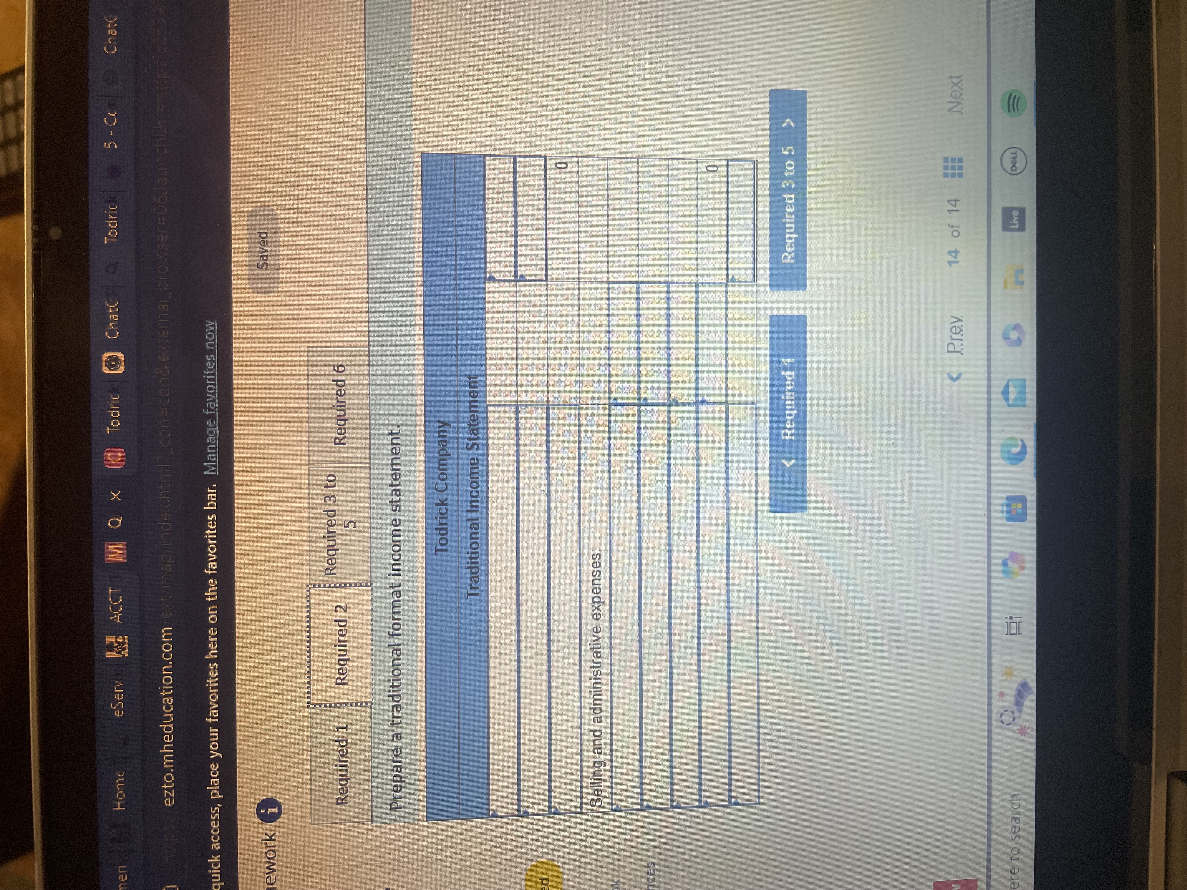  Accounting Income Statements Contribution format 