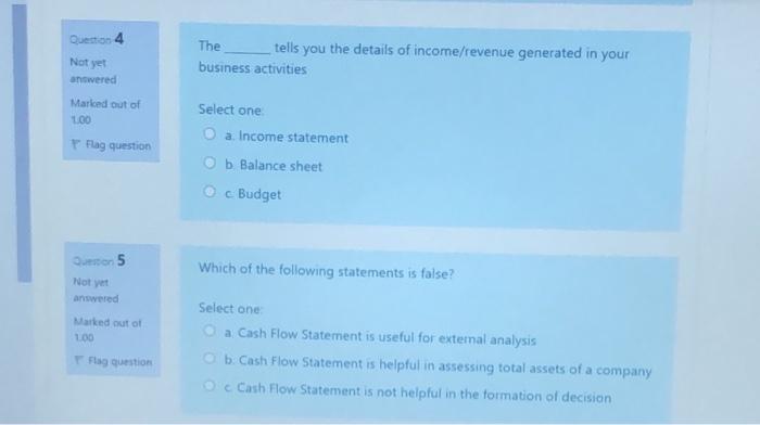 sale of securities (such as stocks) of various companies answered Marked out