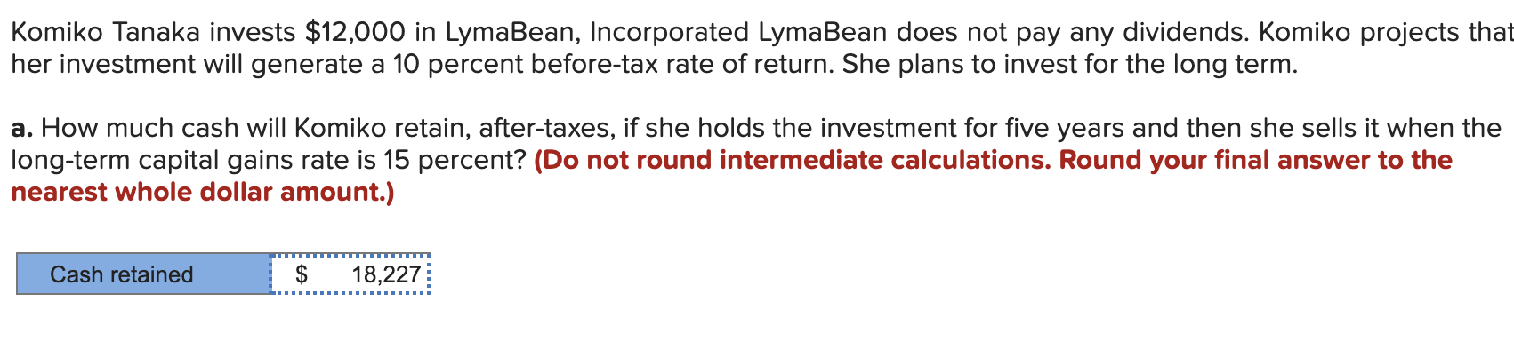  I got $18,227 for part a, please let me know if