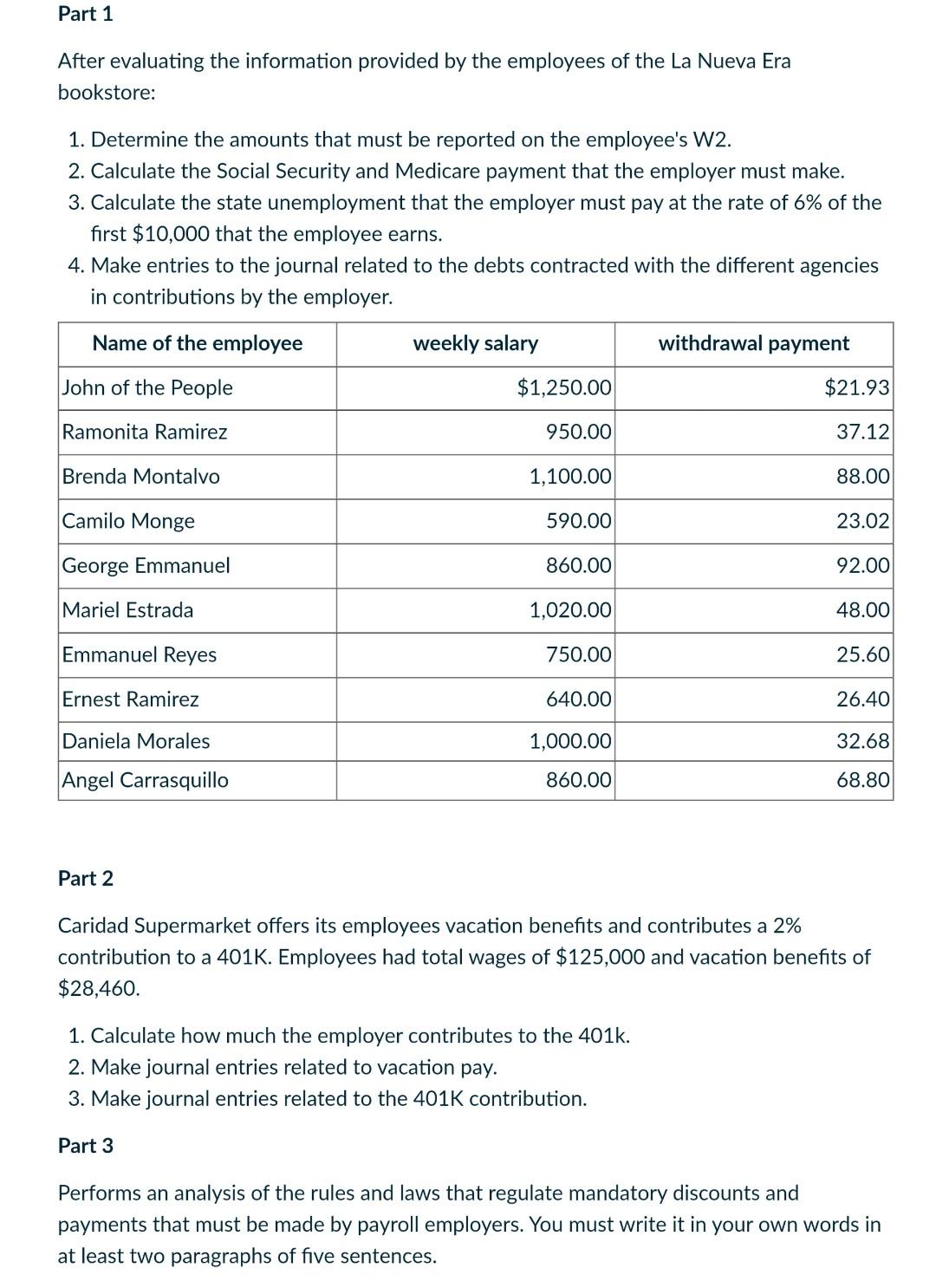 the second time I sent the task, the first time they prepared