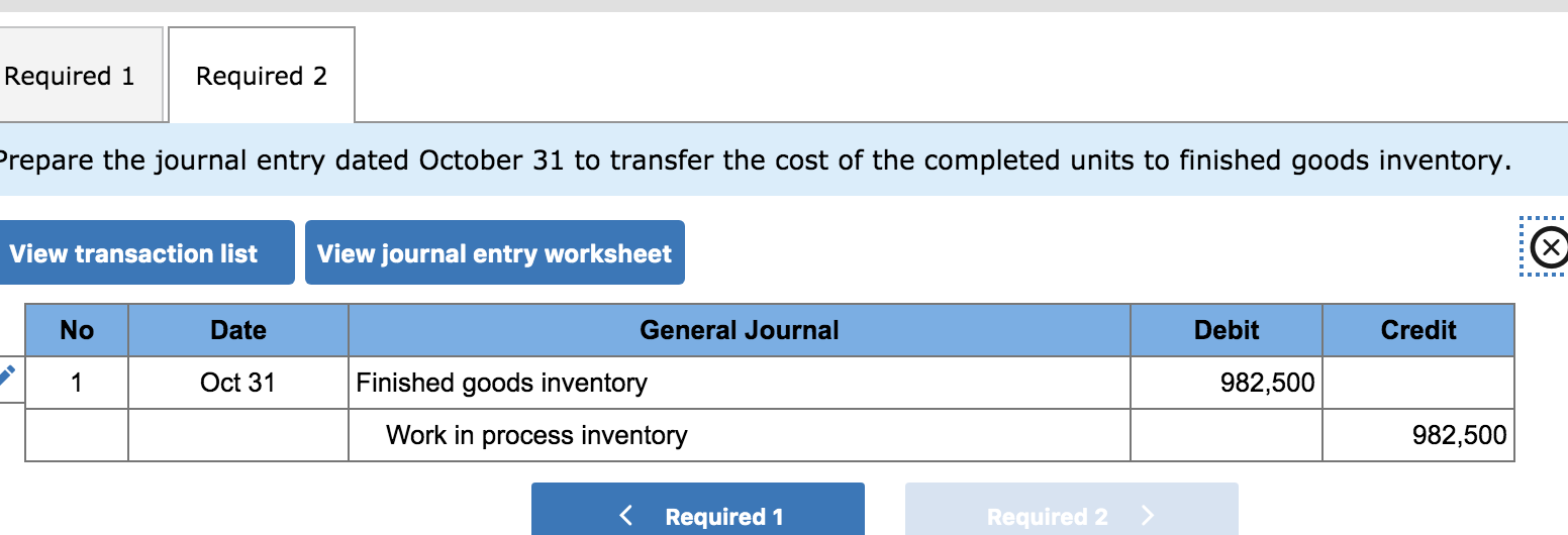 reporting periods for its weighted average process costing system. The Work in