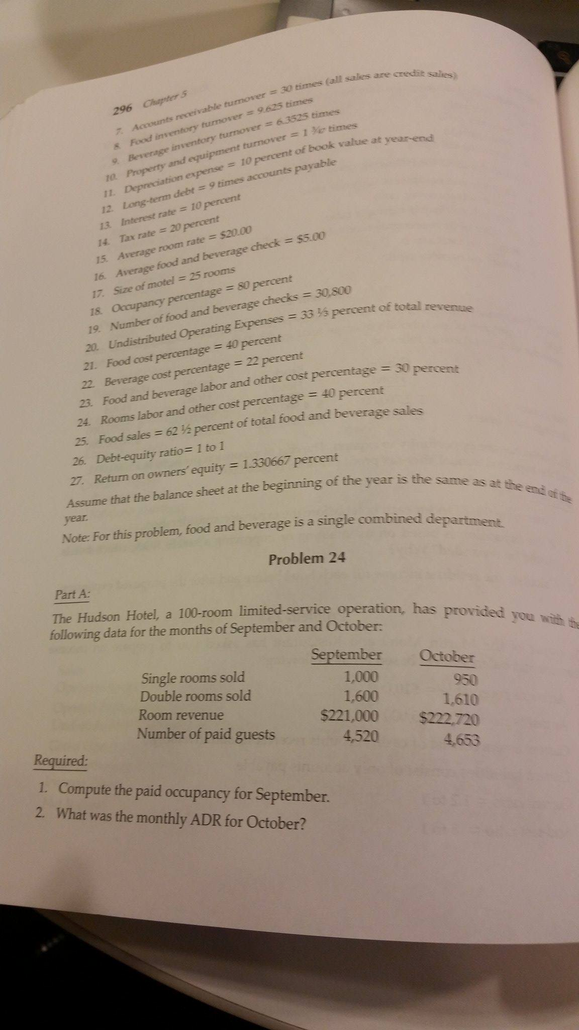  Can you please solve problem 24. Part A? THANK YOU!! sales