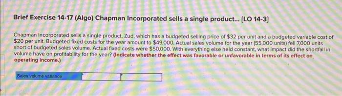  i need help with this problem please Brief Exercise 14-17 (Algo)