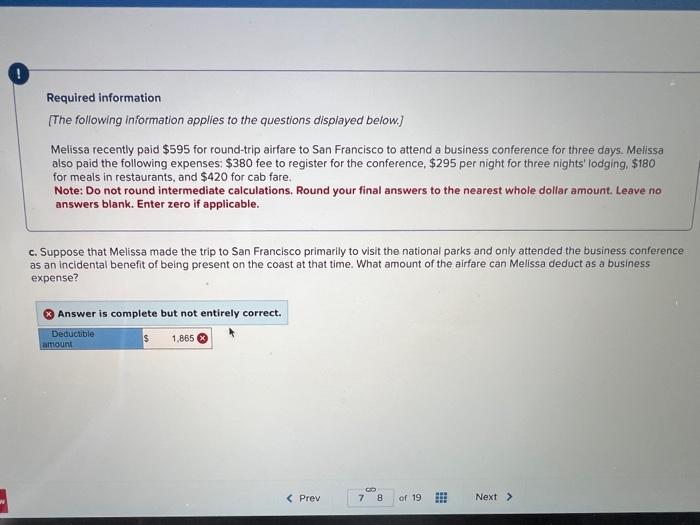  please need help Required information [The following information applies to the