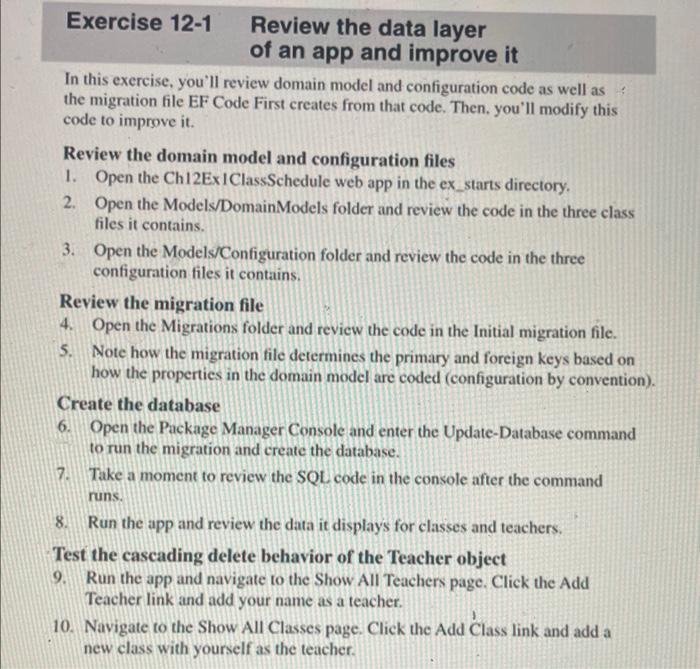 configure following code and creat mirgration file, need javascript In this exercise,