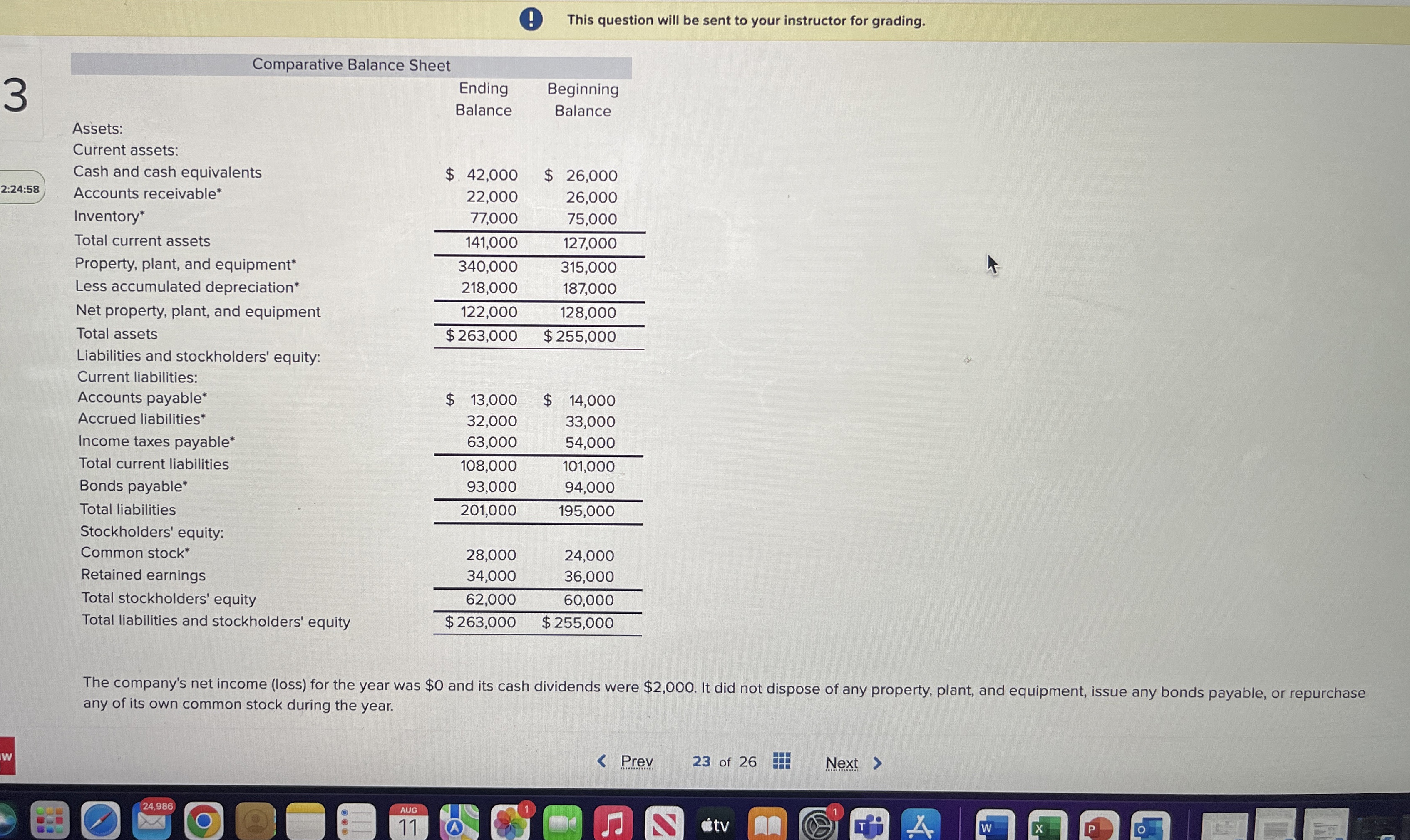  ( This question will be sent to your instructor for grading.