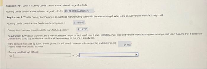 How do I get 93,600 for requirement 3 ? What is the