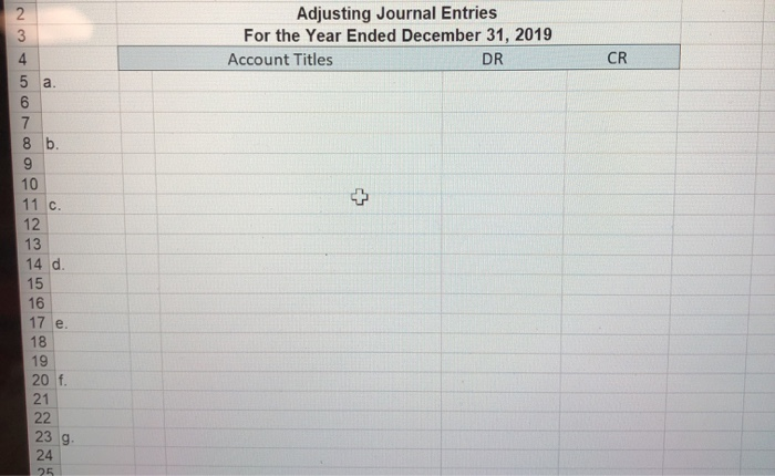 adjustment. 1. After the above adjusting entries are entered on the Adjusting
