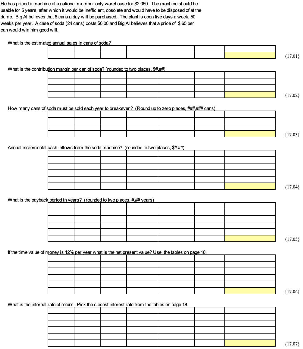 & 3000@ & $30.00 & 90,000.00 \\ \hline Current Assets & &
