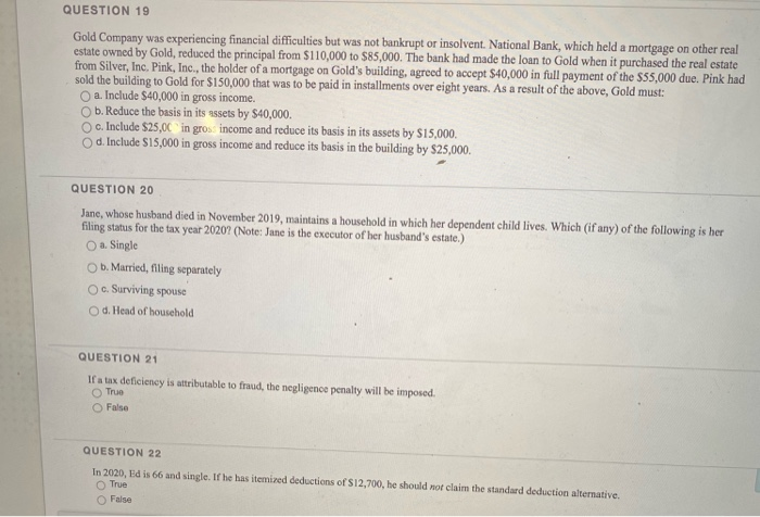 after the due date. Along with the return, David remits a check