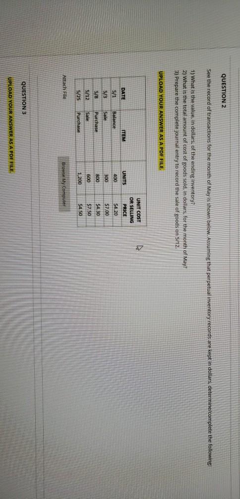 expense for the following two situations: UPLOAD YOUR ANSWER AS A PDF