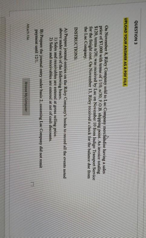 FILE. A) At December 31, the balance in Accounts Receivable was $80,000