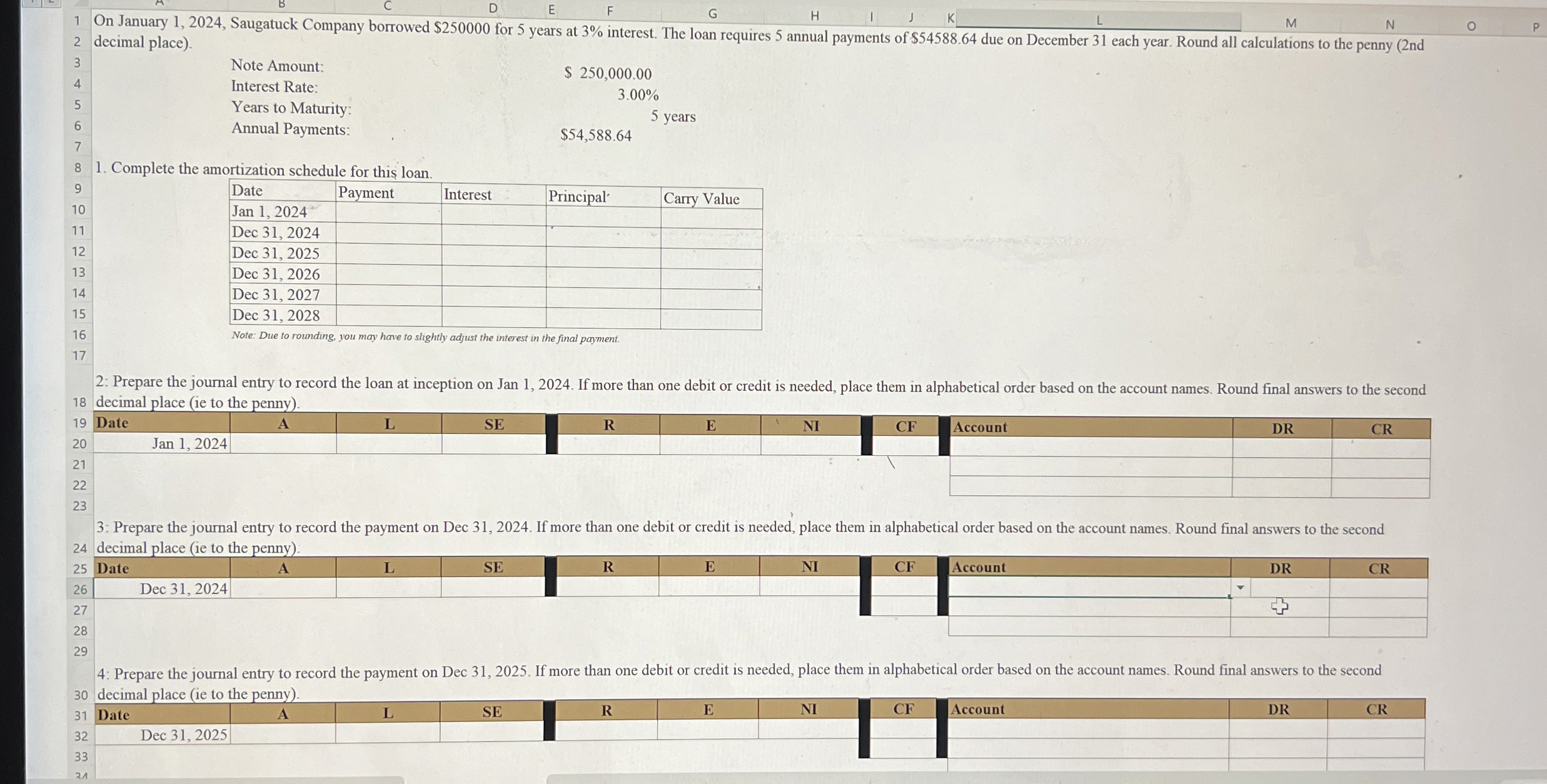  Please answer questions 1 through 4 based on the picture. 