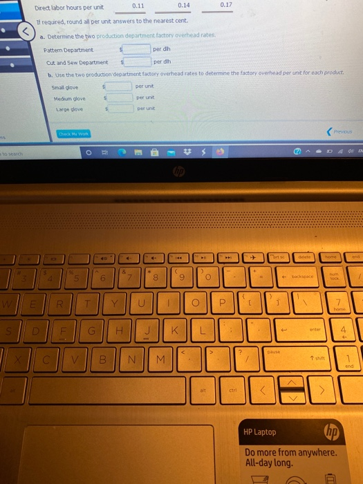 three sizes of sports gloves: small, medium, and large. A glove pattern