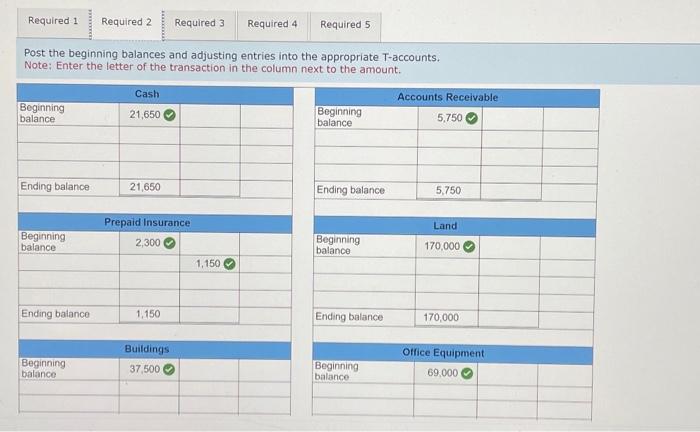 adjusting entries appears below. a. The bulldings have an estimated useful life