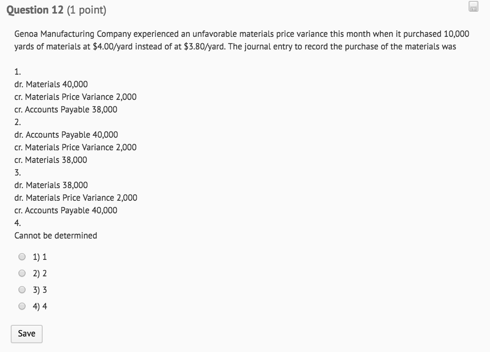 about O 1) cost control O 2) performance for evaluation purposes O