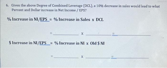 Interest \& Taxes $6,500,000 (EBIT) Earnings Before Taxes (EBT) Net Income after