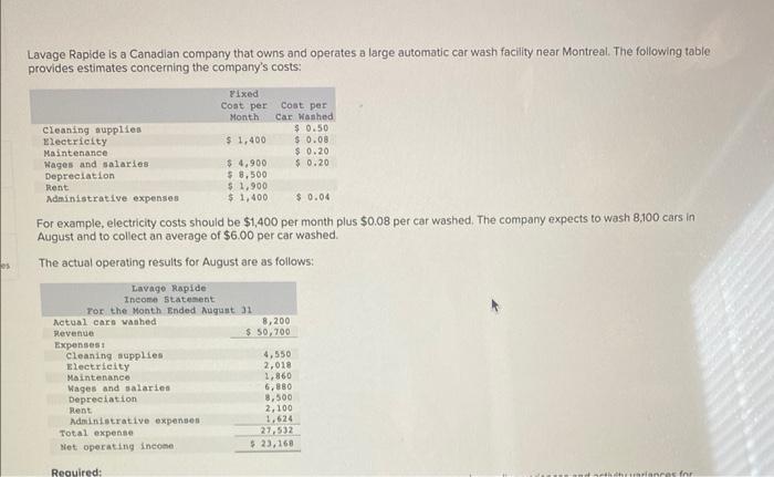 Im late for work. Pls help avage Rapide is a Canadian company