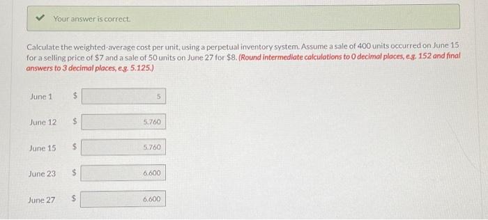 the correct answer? Pharoah Company uses a perpetual inventory system and reports