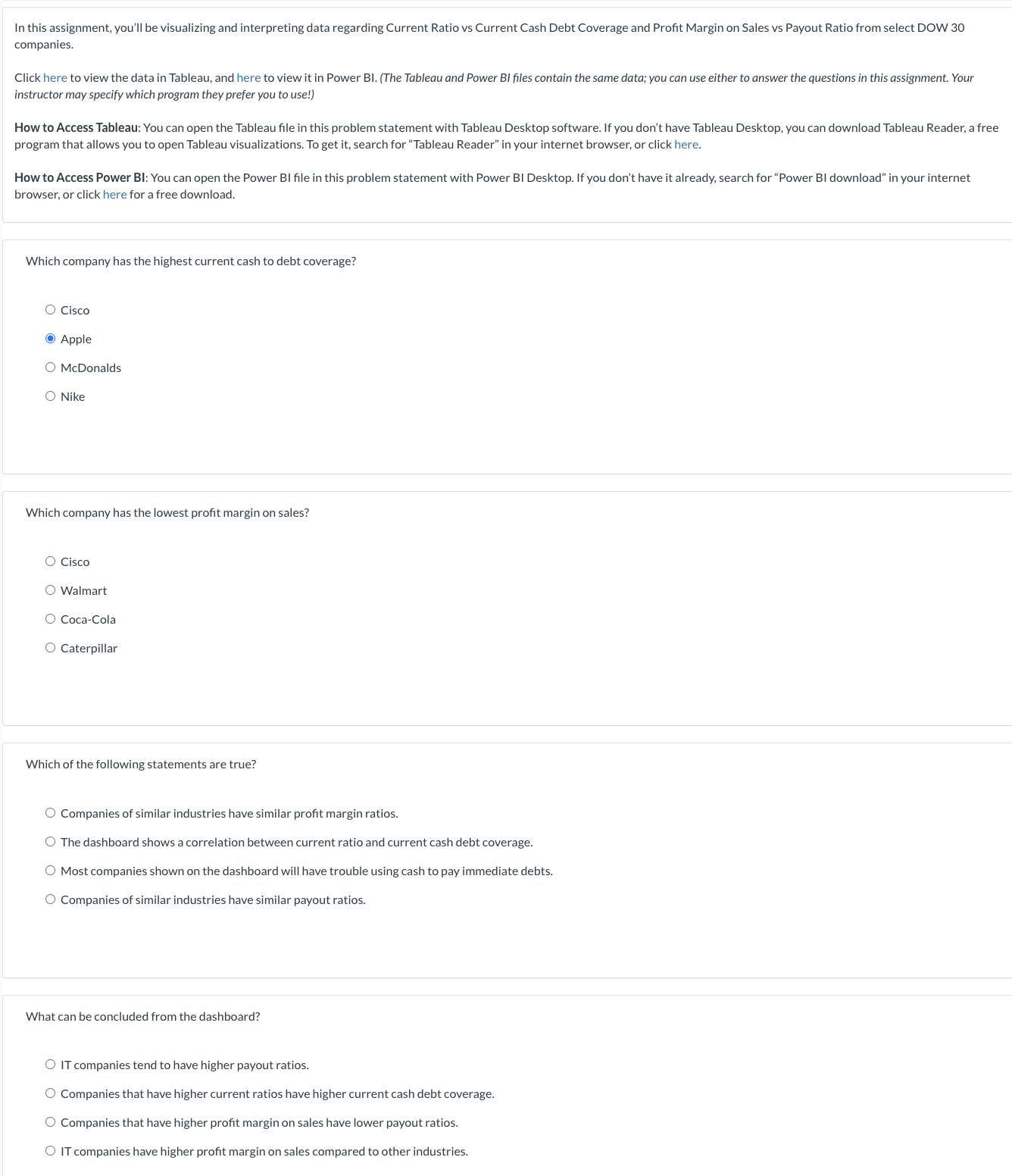  In this assignment, you'll be visualizing and interpreting data regarding Current