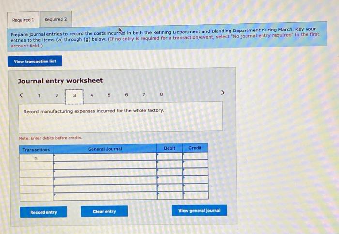 introduced at various points in the Refining Department. The following incomplete Work