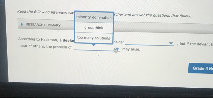 but if the deviant has a strong personality and limits the that