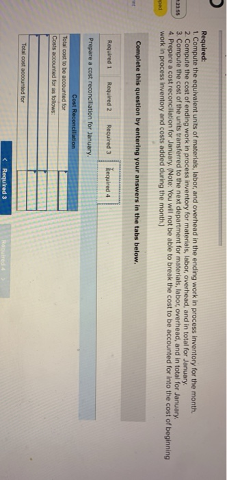 $643,568 in total. The ending work in process inventory in January consisted