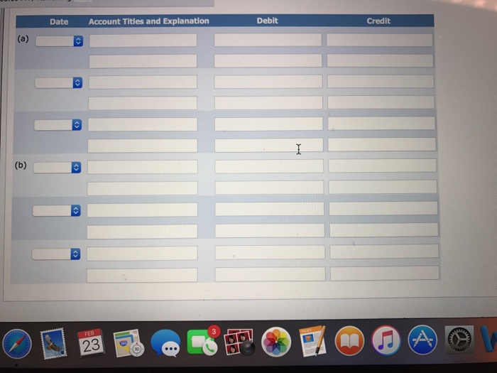 situations. (a) Gambino Cosmetics acquired 10% of the 252,000 shares of common