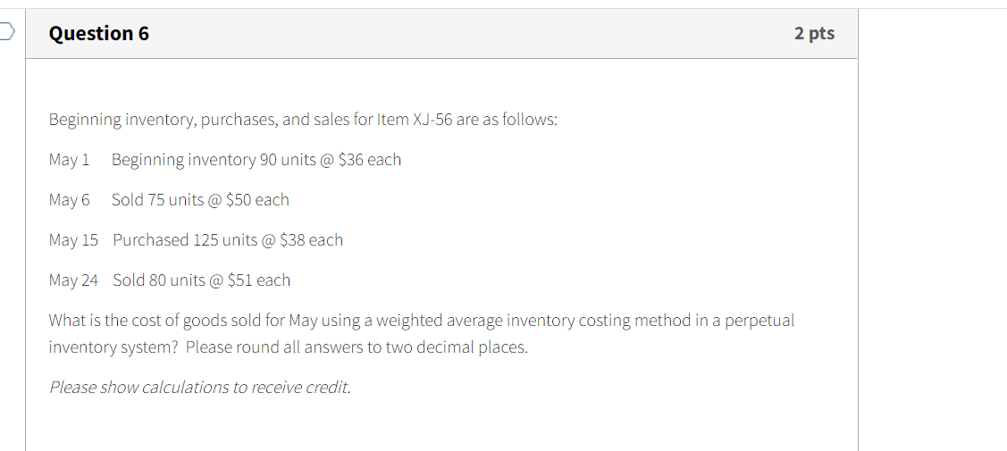 Solve question 6. Use the excel sheet with a weighted method