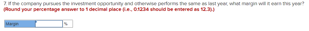 with the following cost and revenue characteristics: The company's minimum required rate