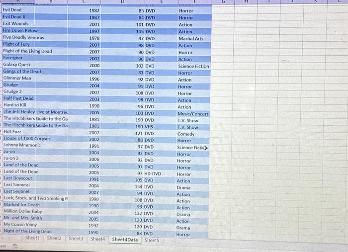 also be used to enter new data through the New Movie Entry