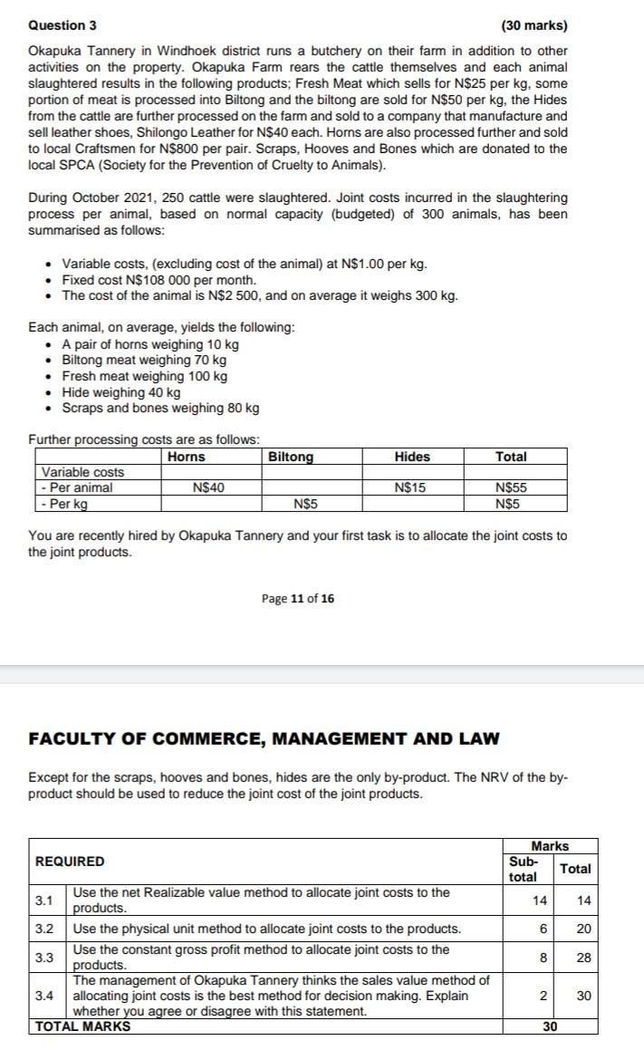 please help me with the correct answer to 3.1, 3.2 and