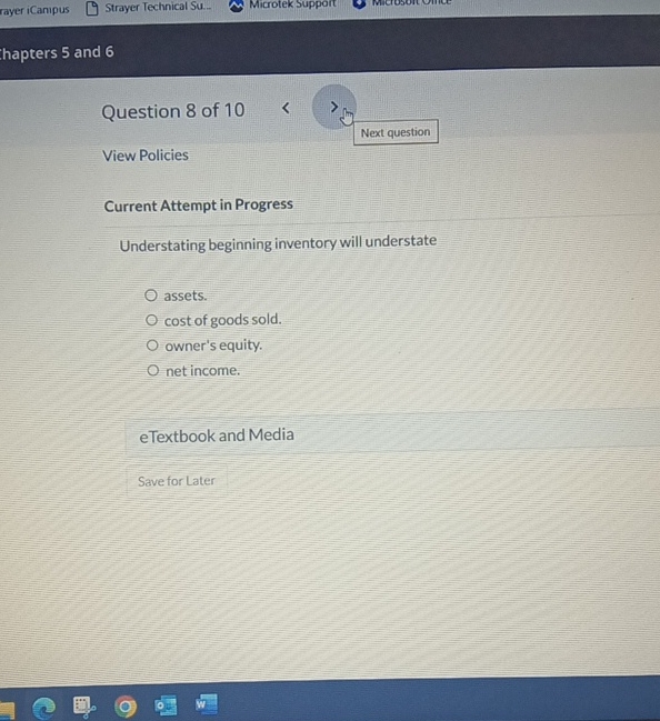  rayer iCampus Strayer Technical Su. Microtek Support hapters 5 and 6
