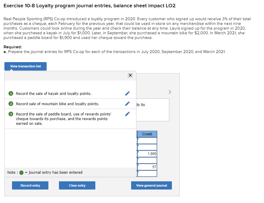 each February for the previous year, that could be used in-store on