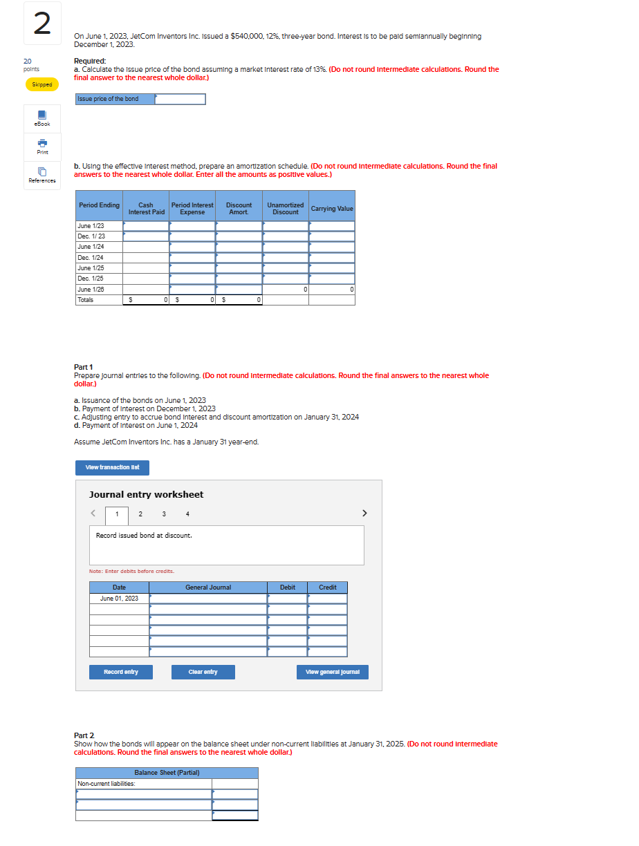  On June 1,2023, JetCom Inventors Inc. Issued a $540,000,12%, three-year bond.