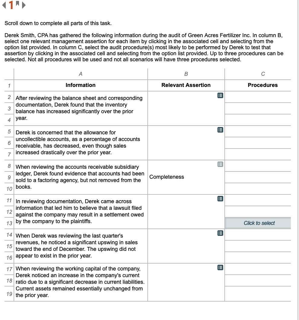  Scroll down to complete all parts of this task. Derek Smith,