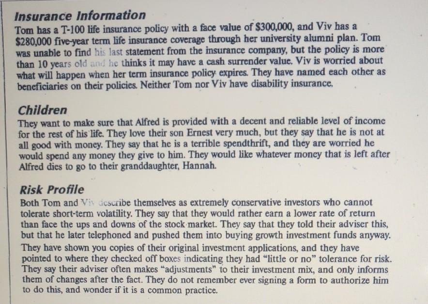 taxes they pay on their non-registered portfolios, and they are also worried