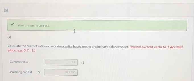 correct answer from part a. The chief financial officer (CFO) of Wildhorse