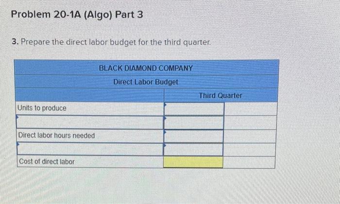 below.] Black Diamond Company produces snowboards. Each snowboard requires 2 pounds of