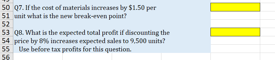 all. Thank you!!!! Part 1: High Low Calculations Use the data in