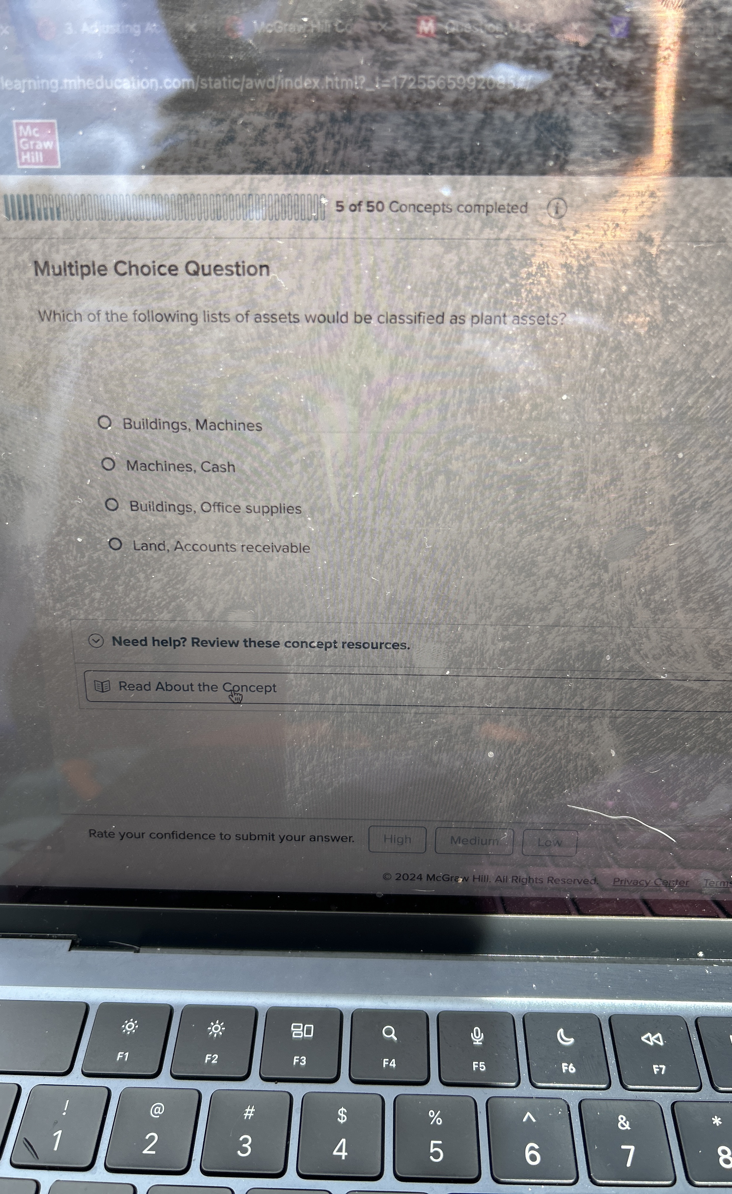  leaning wheducetion.com/static/awdjindex.htm?_!=1725565992000.4. Mic Graw H1II 5 of 50 Concepts completed Multiple